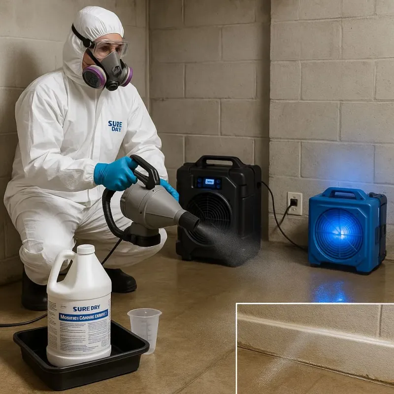 Sanitization and Odor Removal process in Saint Francis, WI