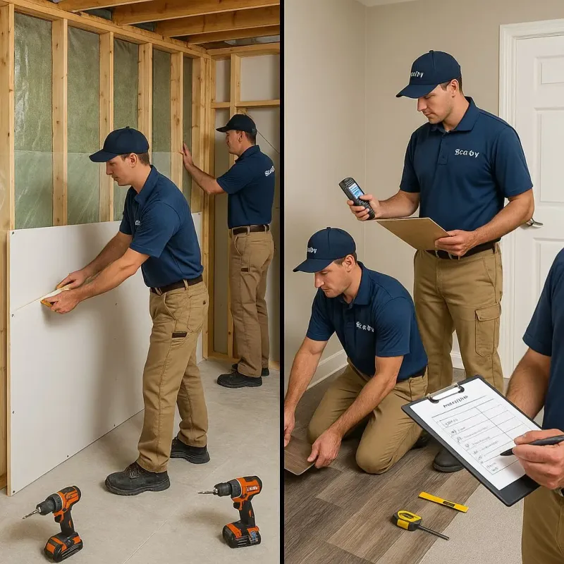 Repairs and Reconstruction process in Saint Francis, WI